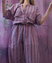 Load image into Gallery viewer, 80s Pinstriped Boiler Suit