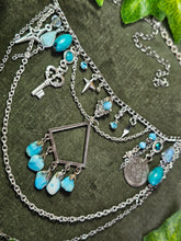 Load image into Gallery viewer, 'Turquoise' Treasure Charm Choker