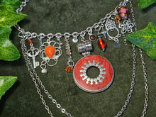 Load image into Gallery viewer, 'Coral' Treasure Charm Choker