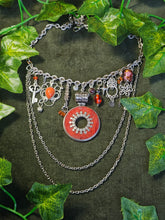 Load image into Gallery viewer, 'Coral' Treasure Charm Choker