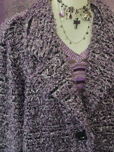 Load image into Gallery viewer, 90s Long Line Shaggy Cardy/ Coat