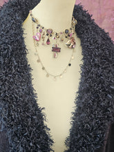 Load image into Gallery viewer, Y2K Navy Afghan Cardigan