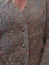 Load image into Gallery viewer, 70s Fitted Quilted Jacket