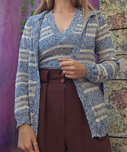 Load image into Gallery viewer, 70s Striped Sweater 2 Piece