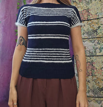 Load image into Gallery viewer, 60s Fitted Striped Sweater