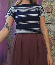 Load image into Gallery viewer, 60s Fitted Striped Sweater