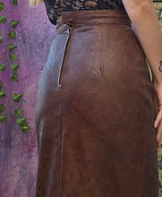 Load image into Gallery viewer, 90s PVC Pencil Skirt