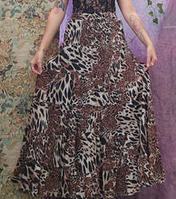Load image into Gallery viewer, Y2K Cotton Animal Print Skirt