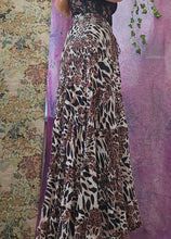 Load image into Gallery viewer, Y2K Cotton Animal Print Skirt