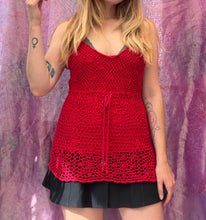 Load image into Gallery viewer, Y2K Crochet Cami