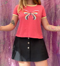 Load image into Gallery viewer, Y2K Butterfly Cropped T