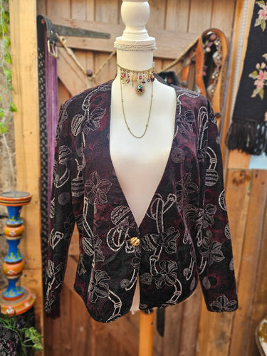 1980s Whimsigoth Blazer