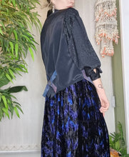 Load image into Gallery viewer, 80s Midnight Velvet Skirt