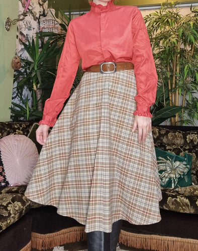 70s Apricot Blouse