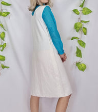 Load image into Gallery viewer, 1970s Embroidered Pinafore Dress