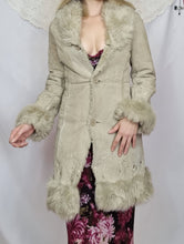 Load image into Gallery viewer, Embroidered Suede Afghan Coat
