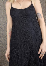 Load image into Gallery viewer, 90s Lace Beaded Dress