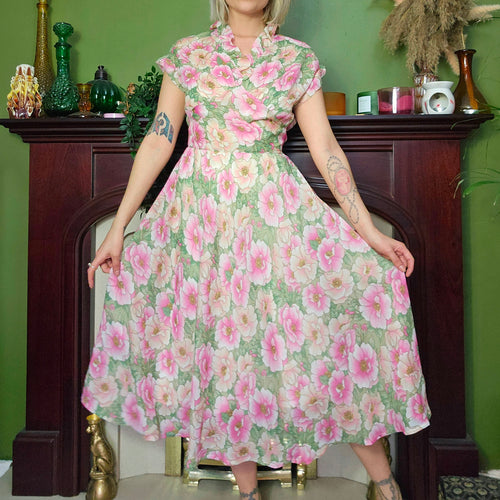 Vintage Cottage Core Dress