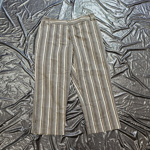 Y2K Striped Capris