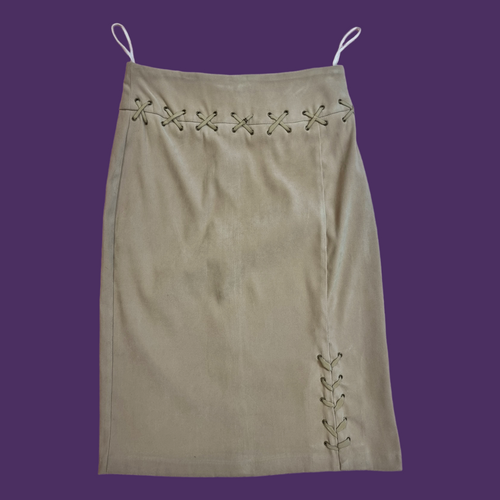 Y2K Beige Skirt